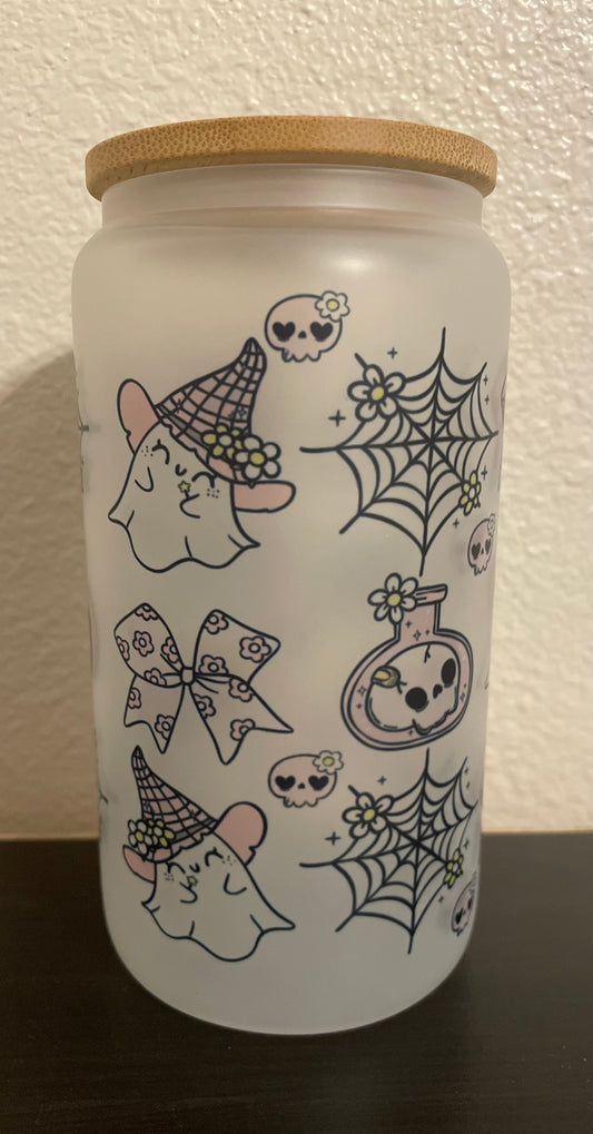 Spooky Croquette Can Glass